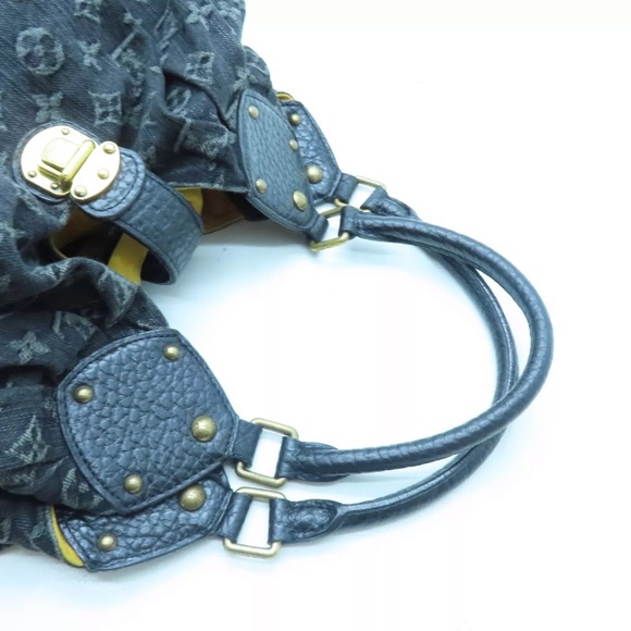 💎✨ DENIM ✨💎 LOUIS VUITTON X-LARGE HOBO MAHINA - Picture 11 of 17